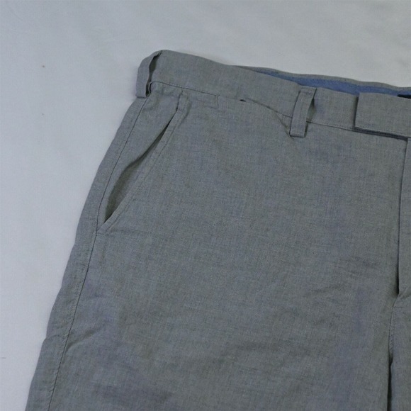 J.CREW 38 x 10.5" Gray‎ Club Flat Front Chino Shorts - Picture 2 of 5